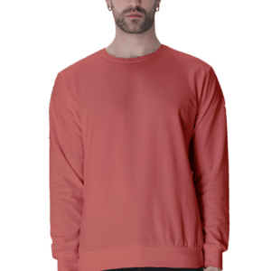 Unisex Sweatshirt - Coral, M